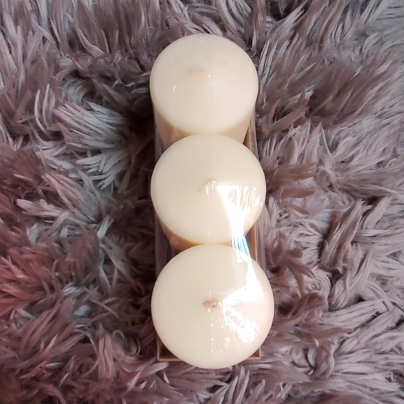 Kirkland's Accents Kirklands 3 Unscented Pillar Candles Poshmark